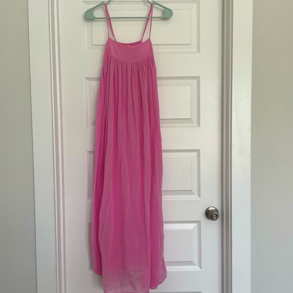 Free People pink maxi